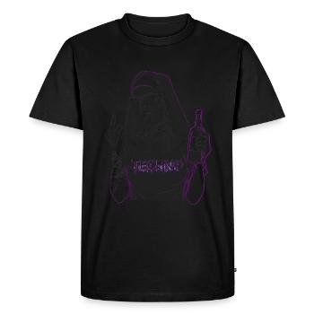 Rebellious Nun Techno Party Hardstyle - T-shirt Premium bio Homme - noir - Devant - Nico (187cm)