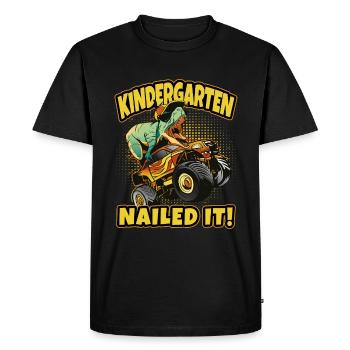 Graduation Kindergarten Class of 2022 Nailed It - Men's Premium Organic T-Shirt - black - Front - Nico (187cm)