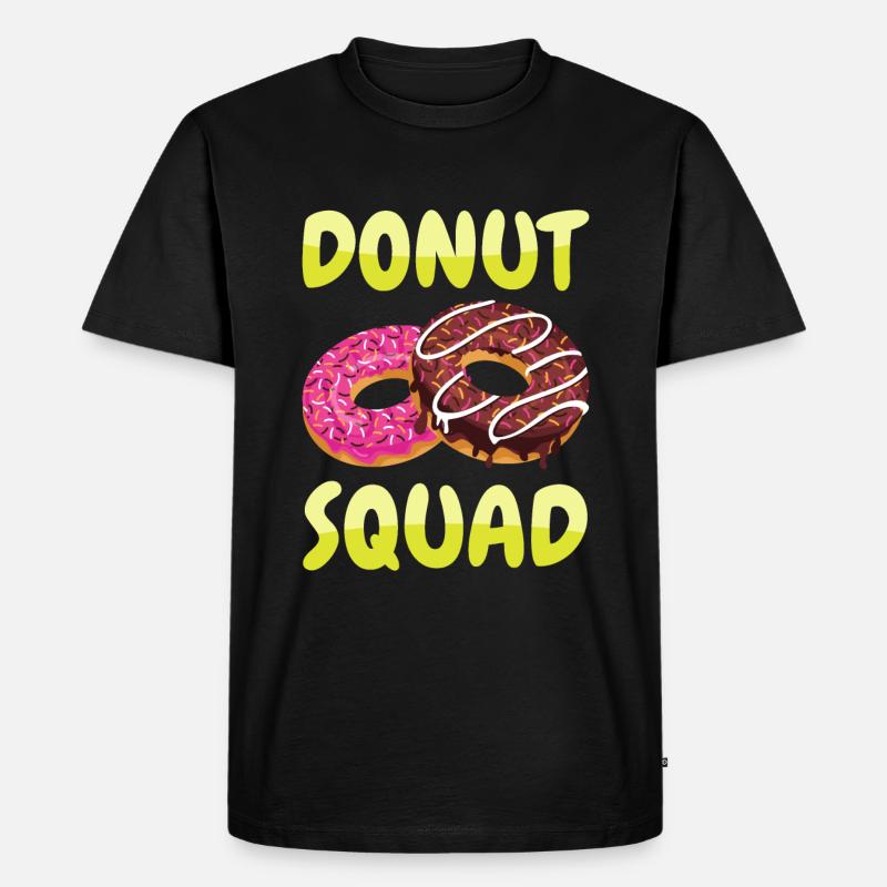 Donut Squad - Männer Premium Bio T-Shirt - Schwarz