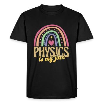 Physicien Physique est mon professeur de physique Jam Professeur - T-shirt Premium bio Homme - noir - Devant - Nico (187cm)