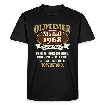 55 ans modèle de voiture classique 1968 55e anniversaire - T-shirt Premium bio Homme - noir - Devant - Nico (187cm)