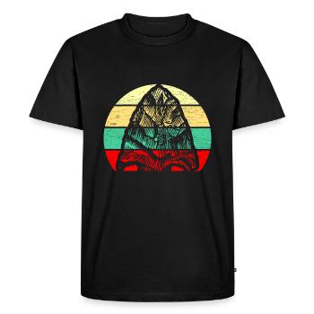 Arrowhead Hunter - Männer Premium Bio T-Shirt - Schwarz - Vorne - Nico (187cm)