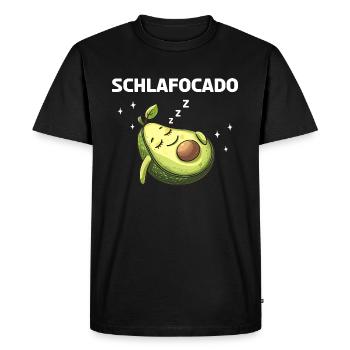 Sleep Ocado - Drôle de design d’avocat - T-shirt Premium bio Homme - noir - Devant - Nico (187cm)