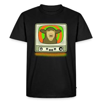 Hypnose Mouton TV - T-shirt Premium bio Homme - noir - Devant - Nico (187cm)