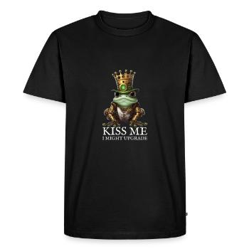 Funny St. Patrick's Day & Steampunk Design - Men's Premium Organic T-Shirt - black - Front - Nico (187cm)