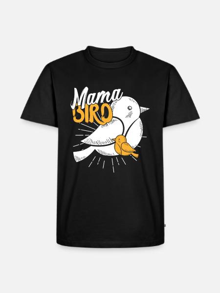 Mama Vogel - Men's Premium Organic T-Shirt - black