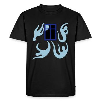 Des parias de lumière. Ténèbres et solitude - T-shirt Premium bio Homme - noir - Devant - Nico (187cm)