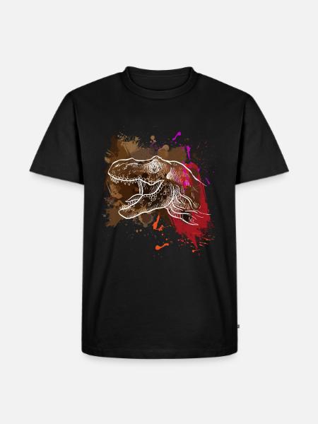 Dinosaure dinosaure - T-shirt Premium bio Homme - noir