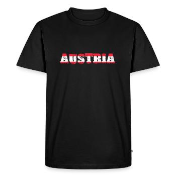 Autriche pays et pays - T-shirt Premium bio Homme - noir - Devant - Nico (187cm)