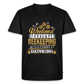 Beekeepers - beekeeping - beekeepers - Men's Premium Organic T-Shirt - black - Front - Nico (187cm)