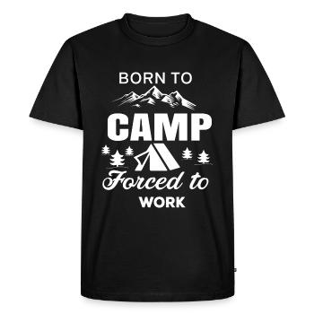 camping - camping - T-shirt Premium bio Homme - noir - Devant - Nico (187cm)