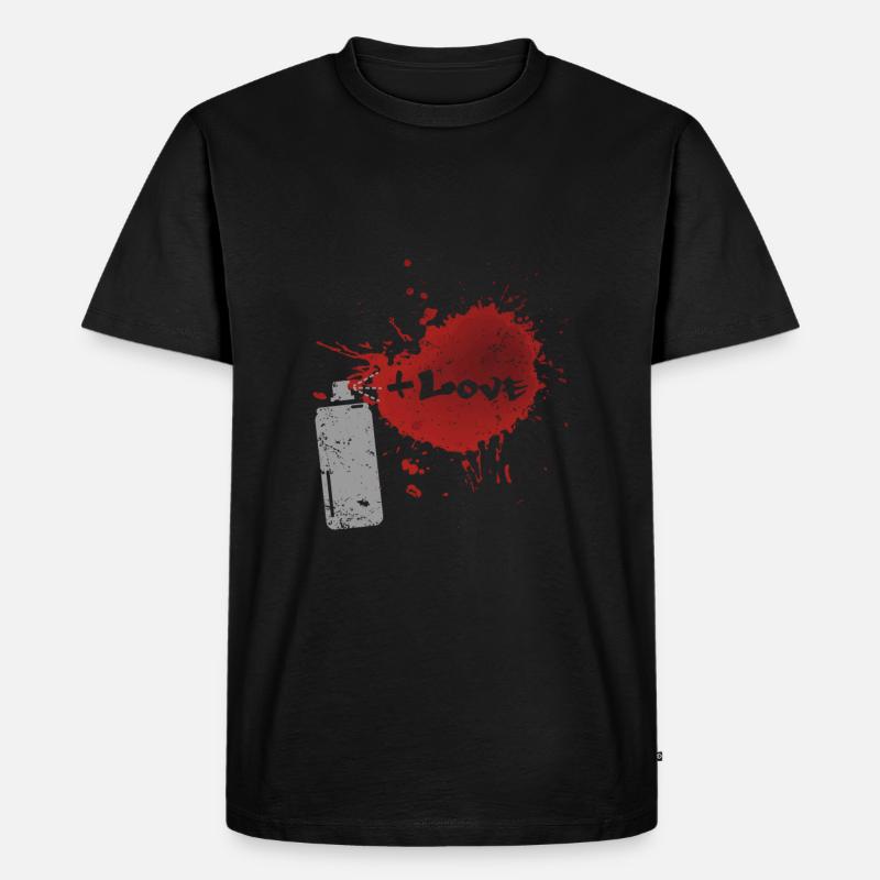 Graffitis - Graffitti - T-shirt Premium bio Homme - noir