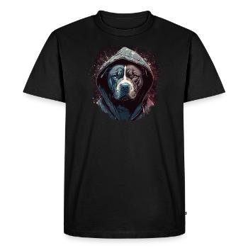 American Staffordshire Terrier - Men's Premium Organic T-Shirt - black - Front - Nico (187cm)