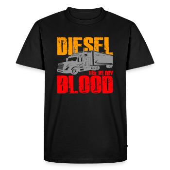 Camionnage Art Camionneur Camionneur Amoureux Cadeaux - T-shirt Premium bio Homme - noir - Devant - Nico (187cm)