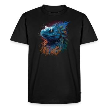Dragon Whisperer - Men's Premium Organic T-Shirt - black - Front - Nico (187cm)