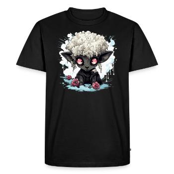 Black sheep - Men's Premium Organic T-Shirt - black - Front - Nico (187cm)