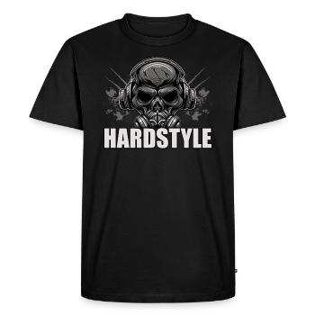 Hardstyle - T-shirt Premium bio Homme - noir - Devant - Nico (187cm)