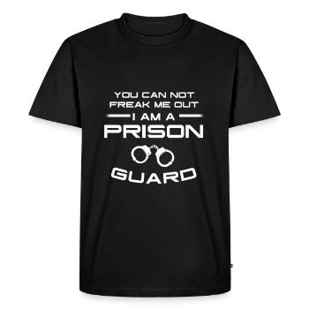 gaoler - Men's Premium Organic T-Shirt - black - Front - Nico (187cm)