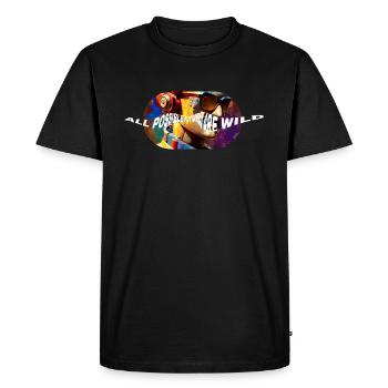 Stable Diffusion 0007 - Men's Premium Organic T-Shirt - black - Front - Nico (187cm)