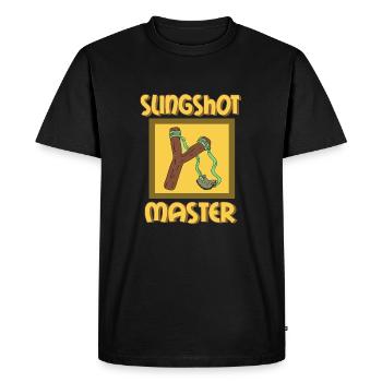 Slingshot Slingshot Jacks Prank Shooting Sc - T-shirt Premium bio Homme - noir - Devant - Nico (187cm)
