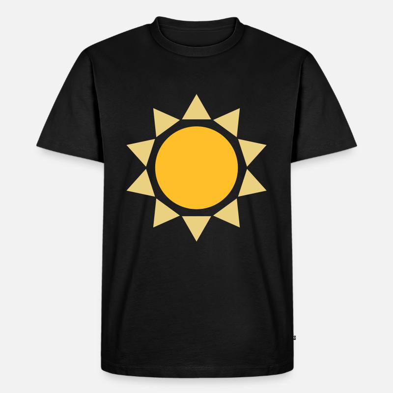 Soleil Forme Design - T-shirt Premium bio Homme - noir