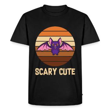 Halloween Bat - Men's Premium Organic T-Shirt - black - Front - Nico (187cm)