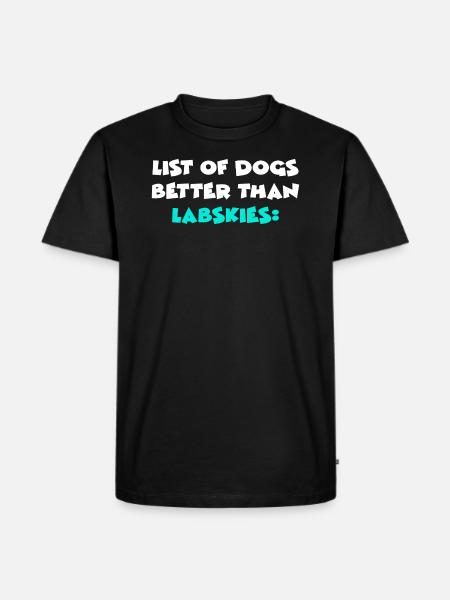 Labsky Labskies - Men's Premium Organic T-Shirt - black