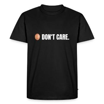 Ei s’en fiche - T-shirt Premium bio Homme - noir - Devant - Nico (187cm)