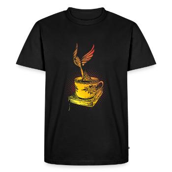 Sirène sirène sirène conte de fées - T-shirt Premium bio Homme - noir - Devant - Nico (187cm)