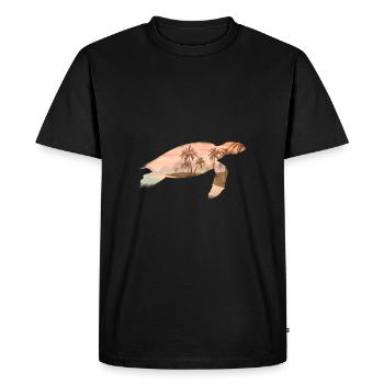 Cadeaux de tortues tortues - T-shirt Premium bio Homme - noir - Devant - Nico (187cm)