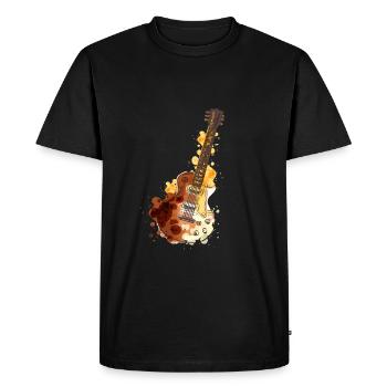 Bassiste bassiste - T-shirt Premium bio Homme - noir - Devant - Nico (187cm)
