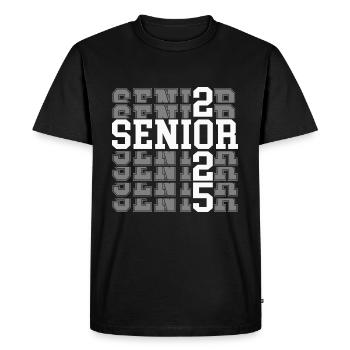 Class Of 2025 Senior 2025 Graduation Gift - T-shirt Premium bio Homme - noir - Devant - Nico (187cm)