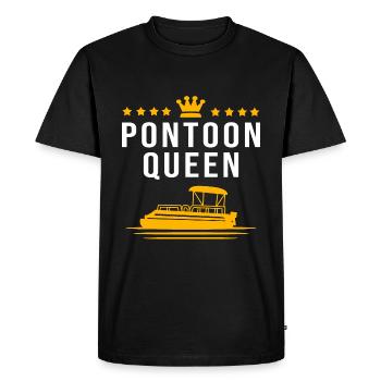 Bateau ponton Bateau Bateaux - T-shirt Premium bio Homme - noir - Devant - Nico (187cm)