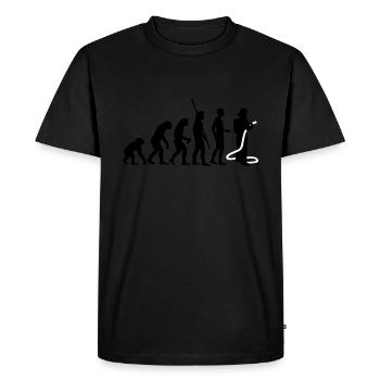 evolution_feuerwehr_b_2c - T-shirt Premium bio Homme - noir - Devant - Nico (187cm)