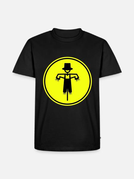 Vogelscheuche - Männer Premium Bio T-Shirt - Schwarz