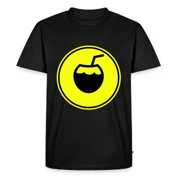 Icône de l’icône de la noix de - T-shirt Premium bio Homme - noir - Devant - Nico (187cm)