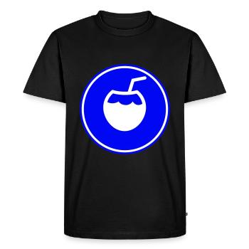 Icône de l’icône de la noix de - T-shirt Premium bio Homme - noir - Devant - Nico (187cm)