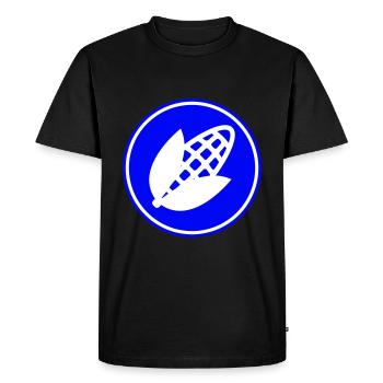 Symbole du maïs - T-shirt Premium bio Homme - noir - Devant - Nico (187cm)
