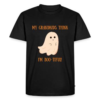 My grandkids think I'm boo-tiful! - Men's Premium Organic T-Shirt - black - Front - Nico (187cm)