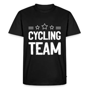 Cycling Team Team - Men's Premium Organic T-Shirt - black - Front - Nico (187cm)