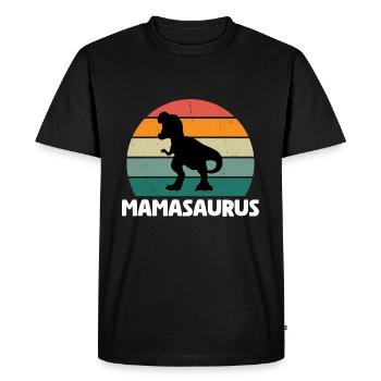 Mamasaurus - Men's Premium Organic T-Shirt - black - Front - Nico (187cm)