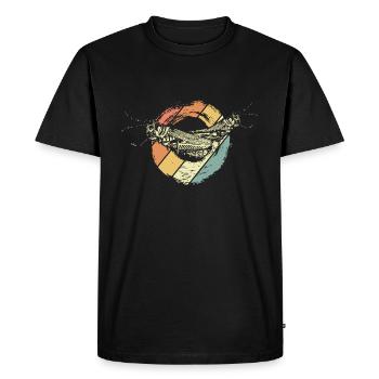 grasshopper - Men's Premium Organic T-Shirt - black - Front - Nico (187cm)