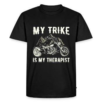 Trike riding | Motorcycle Tricycle Hobby Gift Idea - Men's Premium Organic T-Shirt - black - Front - Nico (187cm)