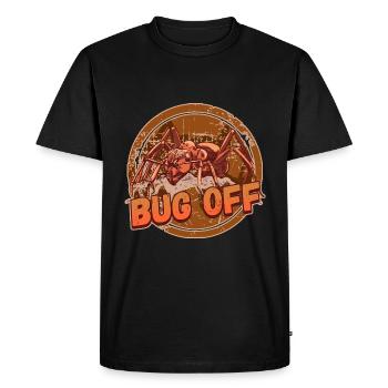 Bug Off Pest Control Exterminator Design for a - Men's Premium Organic T-Shirt - black - Front - Nico (187cm)