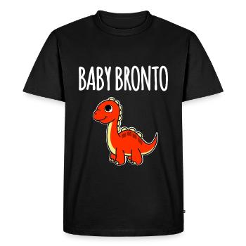 Baby Bronto - Men's Premium Organic T-Shirt - black - Front - Nico (187cm)