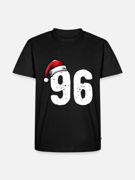 96 Numéro Noël - T-shirt Premium bio Homme - noir