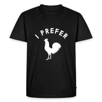 JE PRÉFÈRE ... Gay LGBT Gay Pride CSD - T-shirt Premium bio Homme - noir - Devant - Nico (187cm)