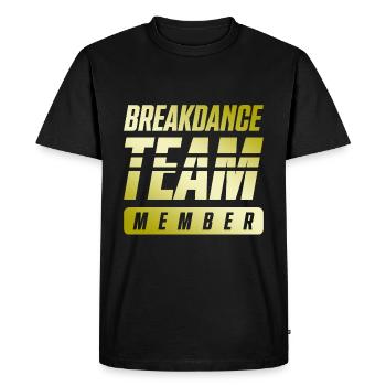 Équipe de breakdance - T-shirt Premium bio Homme - noir - Devant - Nico (187cm)