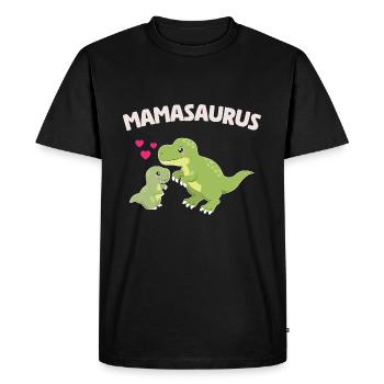 Mamasaurus - Conception de dinosaure mignon - T-shirt Premium bio Homme - noir - Devant - Nico (187cm)