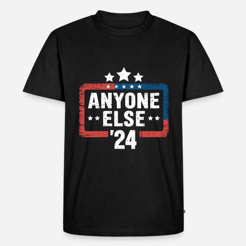 Anyone Else Election 2024 - Männer Premium Bio T-Shirt - Schwarz